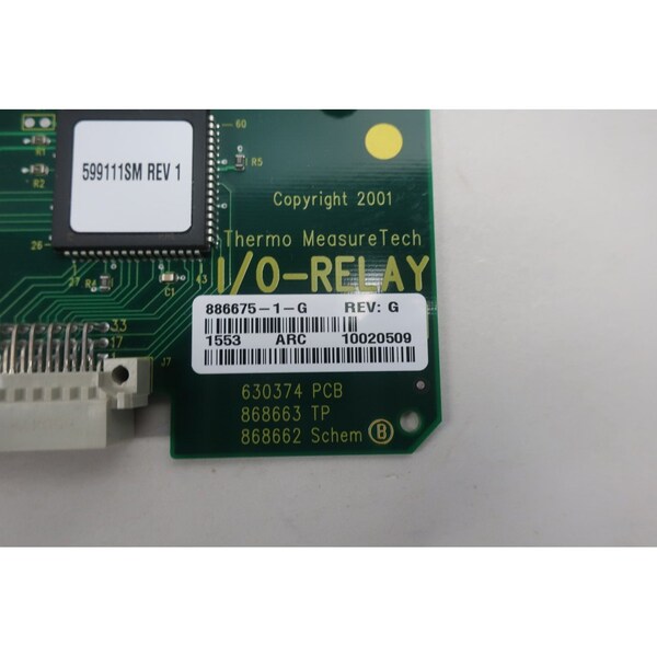 Thermo Measuretech I/O Relay Rev G Pcb Circuit Board - 886675-1-G