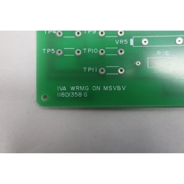Ge Iva Wrmg On Msvbv Pcb Circuit Board - 1L1-G003 118D1358G 133D5173G2