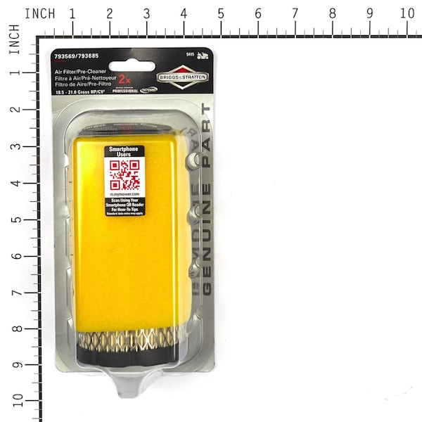 Briggs & Stratton Briggs & Stratton Air Filter Pre-Cleaner Kit For 18.5-21.0 Gross HP/CV - 5415K