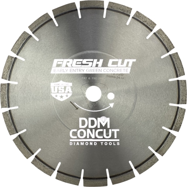 Fresh Cut 6" X .100 WHITE FRESH CUT - W6100