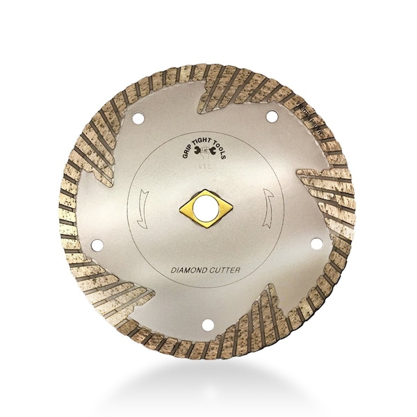 Grip Tight Tools 5 in. Premium Deep Turbo Cut Diamond Blade - B1566D
