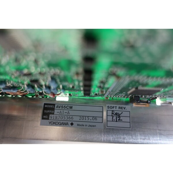 Yokogawa Channel Card Assembly K9475mr-11 Rev 1.12 - AV55CM-A1-A