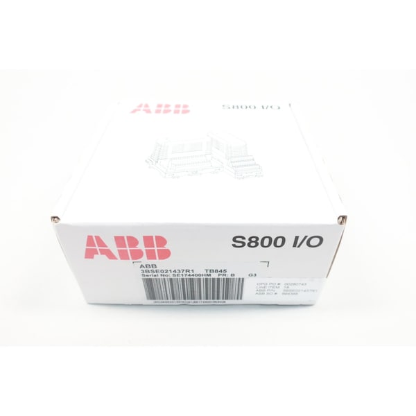 Abb ABB 3BSE021437R1 TB845 S800 DUAL MODULEBUS OUTLET OUTPUT MODULE - 3BSE021437R1 TB845