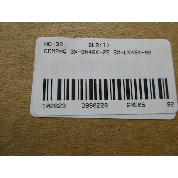Compaq OPENVMX 108 KEY KEYBOARD PLC AND DCS PARTS AND ACCESSORY - 3X-BN46K-2E 3X-LK464-A2