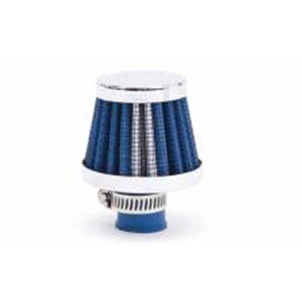 Edelbrock Edelbrock 43513 10 mm Inlet Blue & Chrome Valve Cover Breather - EDE43513