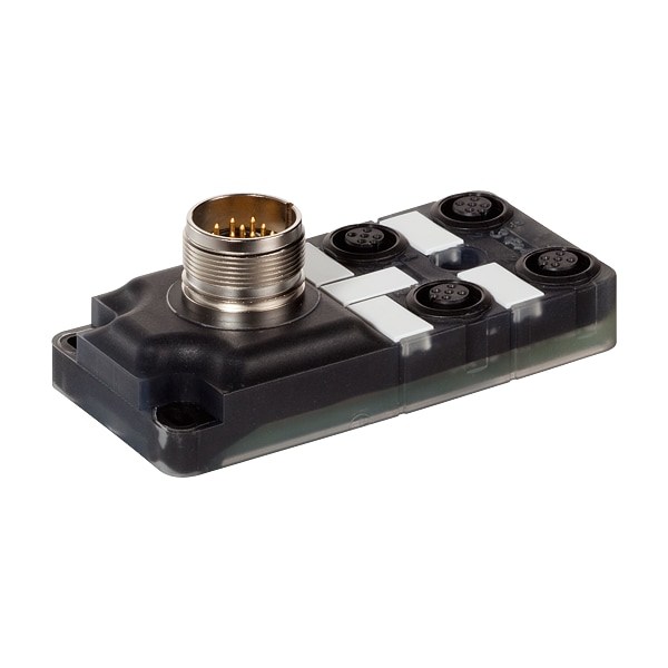 Murr Elektronik EXACT12, 4XM12, 5 POLE, M23 12 POLE CON., Without con. cable - 8000-84530-0000000