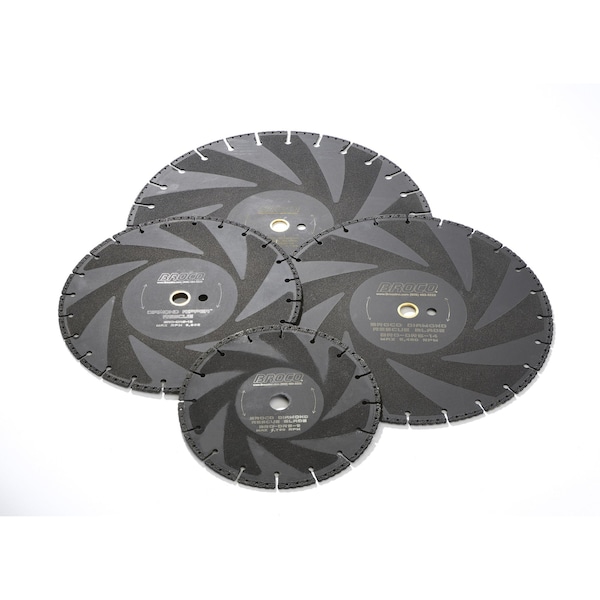 Broco 12in. diameter  Diamond quickie saw blade - BRO-DRS-12