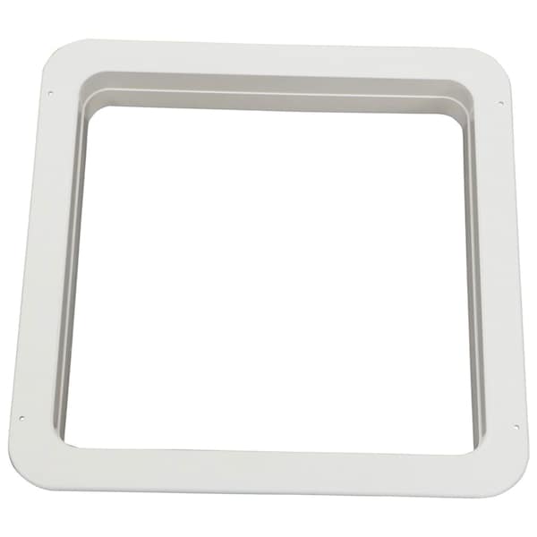Ventline Ventline VA0445-36 Ventadome Garnish - 4-1/8", Polar White - VA0445-36