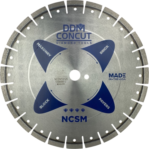 National Contractor Series 12" X .125 X 1"-20MM MASONRY GENERAL PURPOSE - NCSM12125
