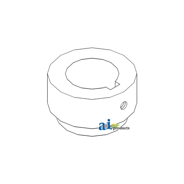 A & I Products V Hub 1.5" x1.5" x1.2" - A-RBV916