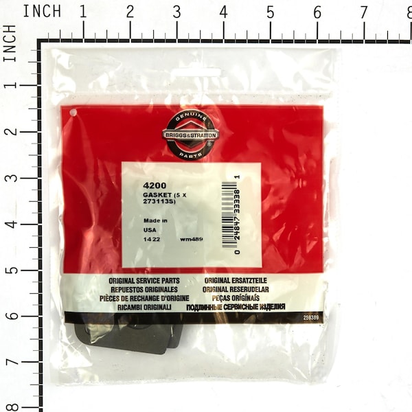 Briggs & Stratton Intake Gasket, 5 Pack of 273113S - 4200