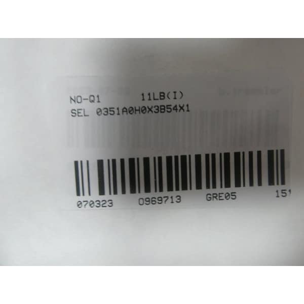 Sel DISTRIBUTION PROTECTION SYSTEM 48/125V-DC 120V-AC OTHER PLC AND DCS MODULE - SEL-351A 0351A0H0X3B54X1