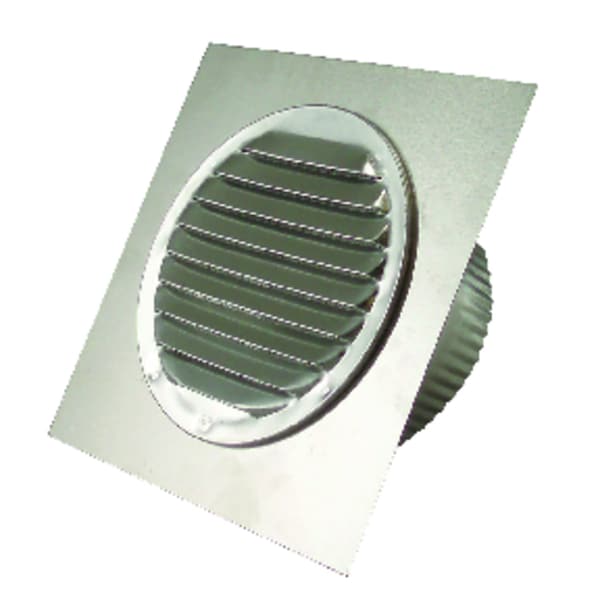 Deflecto Deflect-O 4 in. W X 4 in. L Silver Aluminum Eave Vent - EARL4TF