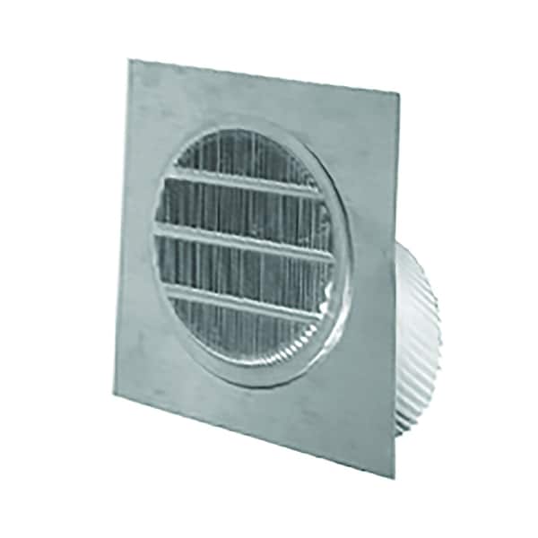 Deflecto Deflect-O 4 in. W X 4 in. L Silver Aluminum Eave Vent - EARL4TF