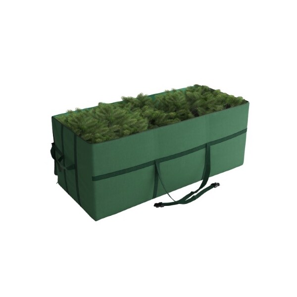 Hastings Home Hastings Home Christmas Tree Storage Bag for 9-feet Artificial Trees/Decorations (Green, Canvas) - 859825TDL