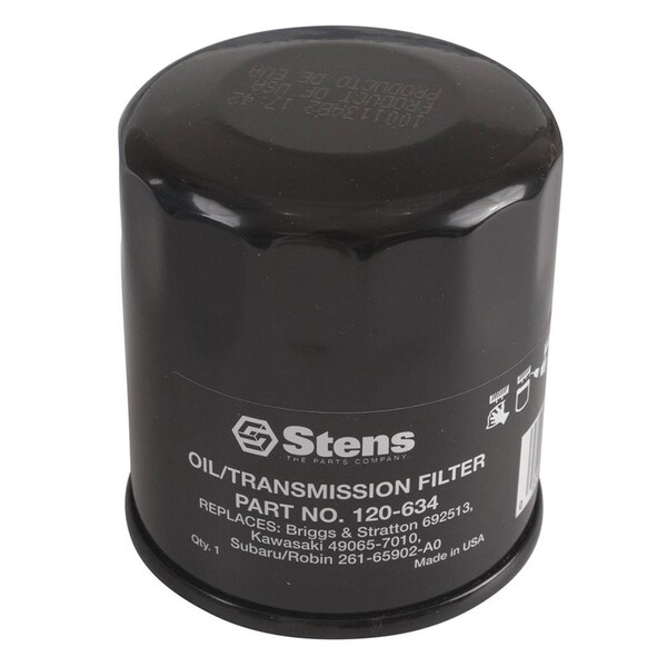 Stens Oil Filter For Kawasaki Fh381-721V, Fh601-770D, Fj180V Lawn Mowers - 120-634