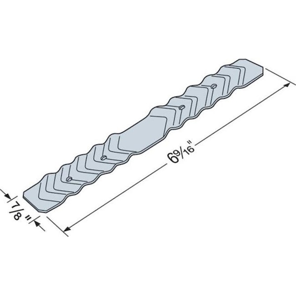 Simpson Strong-Tie Simpson Strong-Tie BTB Brick Tie  0.87 x 6.06 in. - 5607262