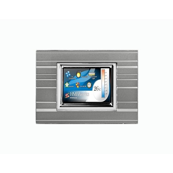 Icp Das 2.8'' High Resolution TFT Color Touch, support RS 485 and Modbus RTU Gray Panel - TPD-280-M2
