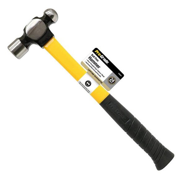 Cromo 24 oz Ball Pein Hammer with Fiberglass Handle - CR3312823