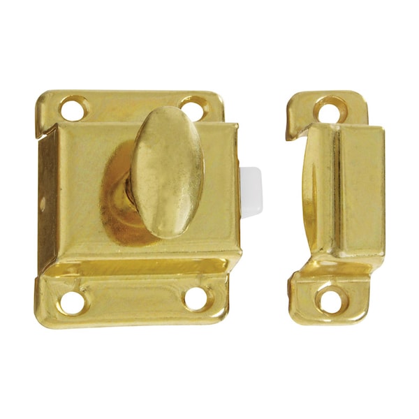 National Hardware National Hardware Bright Brass Gold Steel Cupboard Turn - N149-625