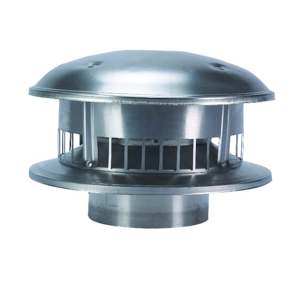 Selkirk Selkirk 5 in. D Aluminum Stove Pipe Metalbestos Top - 105800