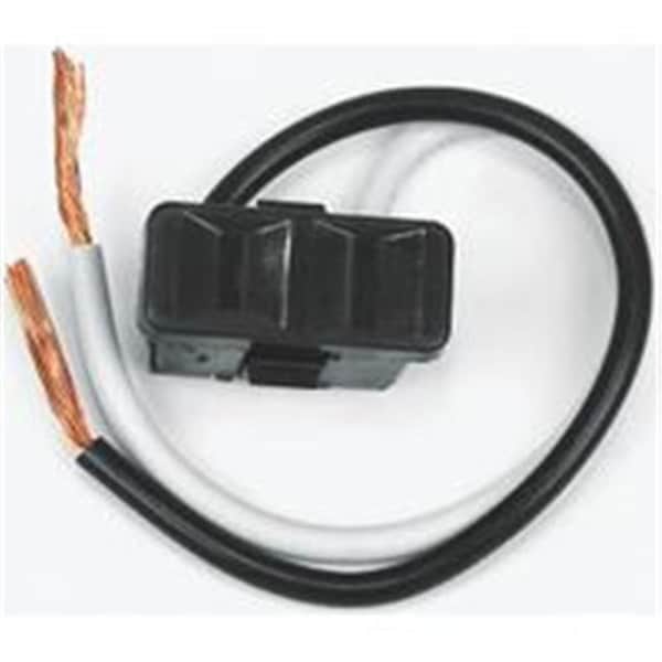 Swivel Outlet 2 Prong Blk 2 Wire Lead 61014 - SW109344