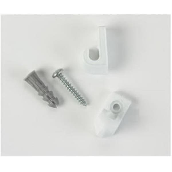 Closetmaid Closetmaid 754600 White Down - Wall Clip; 12 Pack - 484998