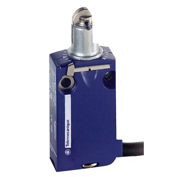 Interruptor de límite Telemecanique Sensors, émbolo, rodillo, 1NC/1NO, 5A @ 240V AC, Ubicación del actuador: Superior - XCMD2103L1