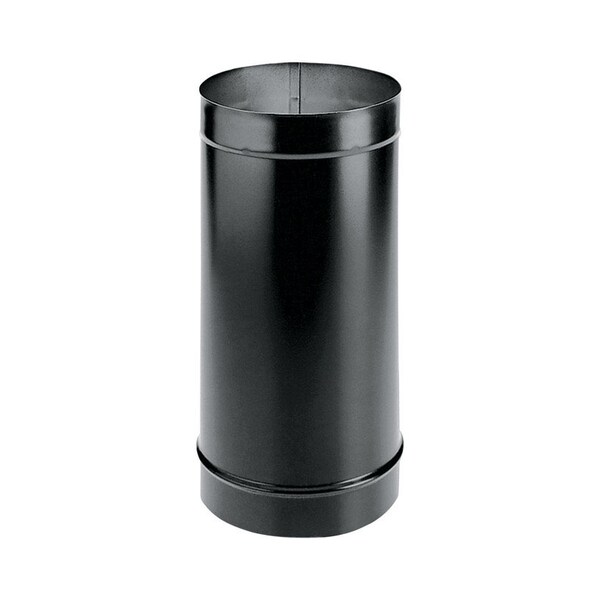 Duravent DuraVent DuraBlack 6 in. D X 12 in. L Galvanized Steel Stove Pipe - 6DBK-12