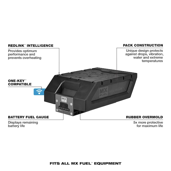 Milwaukee Tool MX FUEL REDLITHIUM XC406 Extended Capacity Battery Pack - MXFXC406