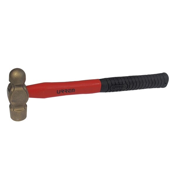 Urrea Non-Sparking Ball Pein Hammer, 7 oz - UH00FG