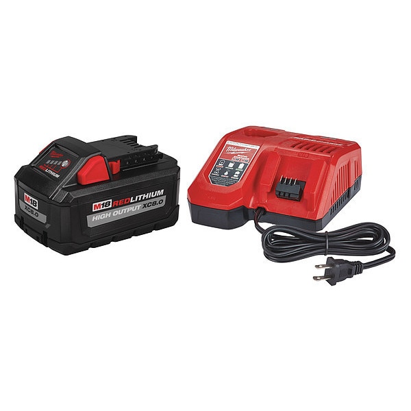 Milwaukee Tool M18 REDLITHIUM HIGH OUTPUT XC8.0 Starter Kit - 48-59-1880