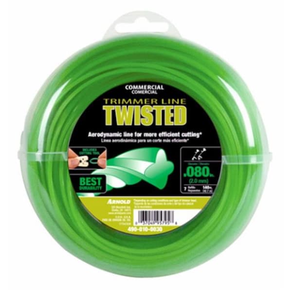 Arnold Arnold 245861 140 ft. x 0.08 in. Twisted Trimmer Line - Green - 245861