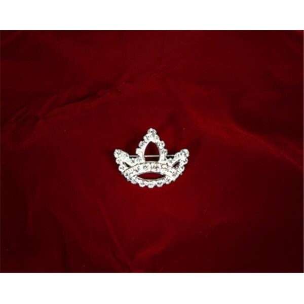 Sunnywood Sunnywood 3244 1-.13" Rhinestone Pin - Crown - 3244
