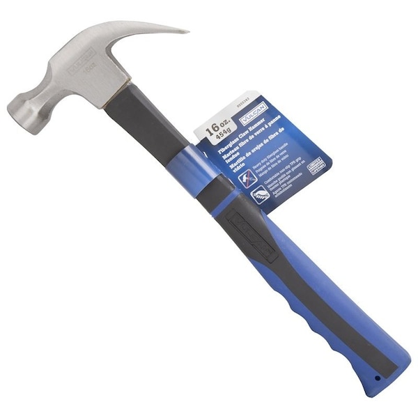 Vulcan Hammer, 16 oz Head, Curved Claw Head, CS Head, 12-5/8 in OAL - JL60314