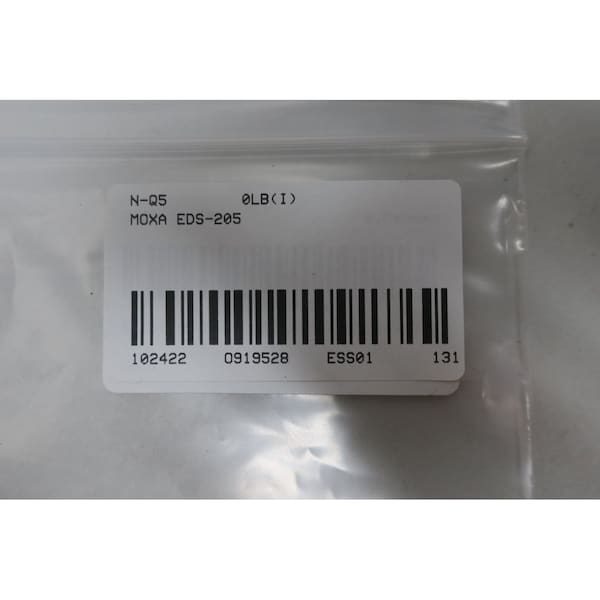 Moxa 5 Port Switch 12-48V-Dc Ethernet And Communication Module - EDS-205 V2.1.1