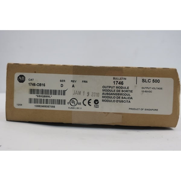 Allen Bradley ALLEN BRADLEY 1746-OB16 - 1746-OB16