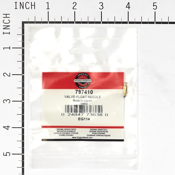 Briggs & Stratton Float Needle Valve - 797410