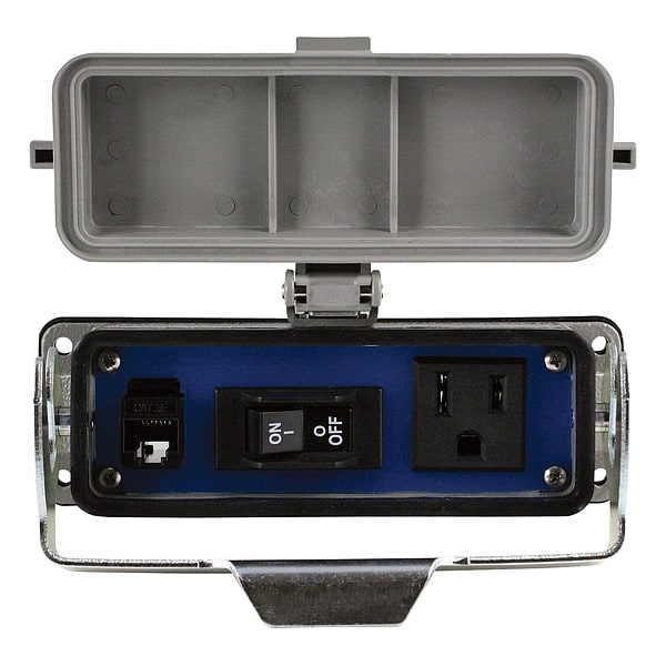 Asi Module, 15 A, 125VAC, 2-7/8" H, 5-1/2" W - RAI-SAC-RJ45-CB-3