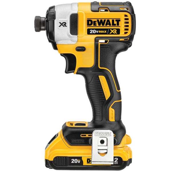 Dewalt 20V 1/4 in. Cordless 3-speed Impact Driver Kit with (2) 2.0Ah Batteries - DCF887D2