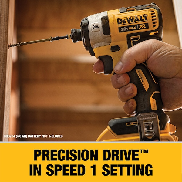 Dewalt 20V 1/4 in. Cordless 3-speed Impact Driver Kit with (2) 2.0Ah Batteries - DCF887D2