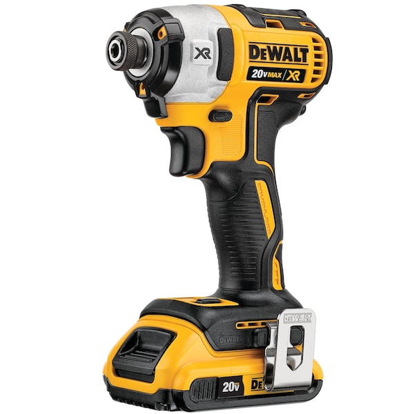 Dewalt 20V 1/4 in. Cordless 3-speed Impact Driver Kit with (2) 2.0Ah Batteries - DCF887D2