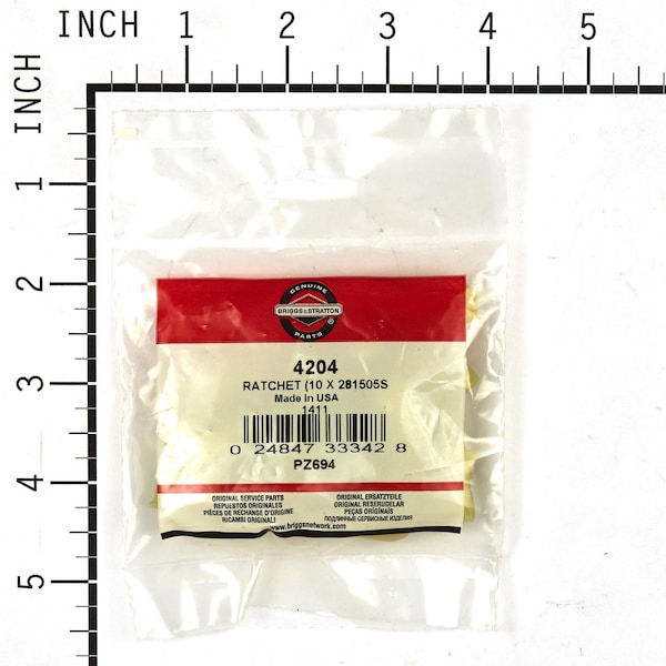 Briggs & Stratton Ratchet Pawl (10 of 281505S) - 4204