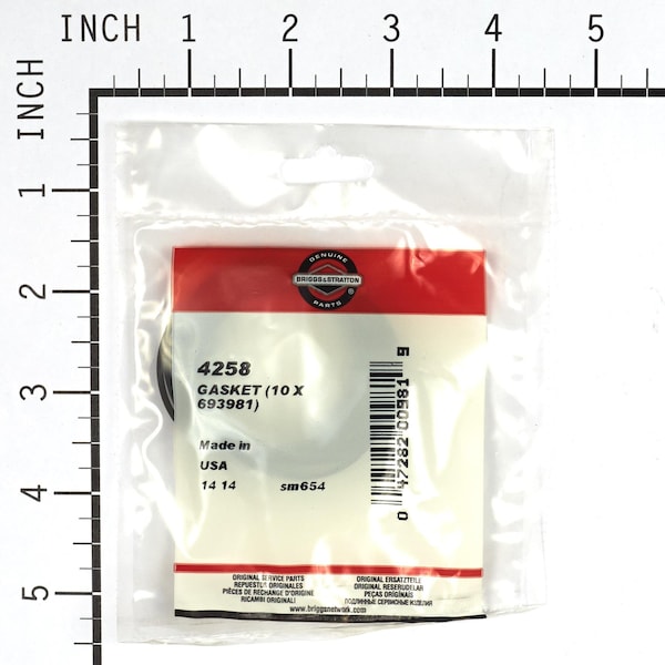 Briggs & Stratton Float Bowl Gasket, 10 Pack of 693981 - 4258