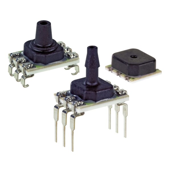 Honeywell Piezoresistive Sensor, Differential, -15Psi Min, 15Psi Max, 0.25%, 1-4V, Rectangular, Surface Mount - ABPLANT015PD2A5