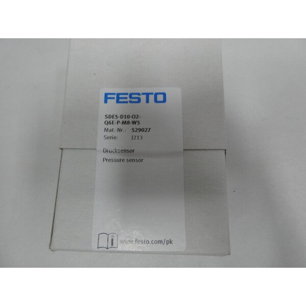 Festo PRESSURE SENSOR - SDE5-D10-02-Q6E-P-M8-W5 529027
