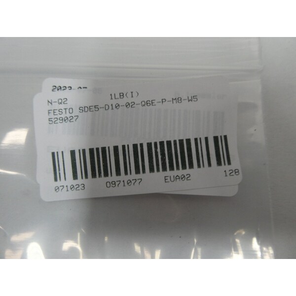 Festo PRESSURE SENSOR - SDE5-D10-02-Q6E-P-M8-W5 529027