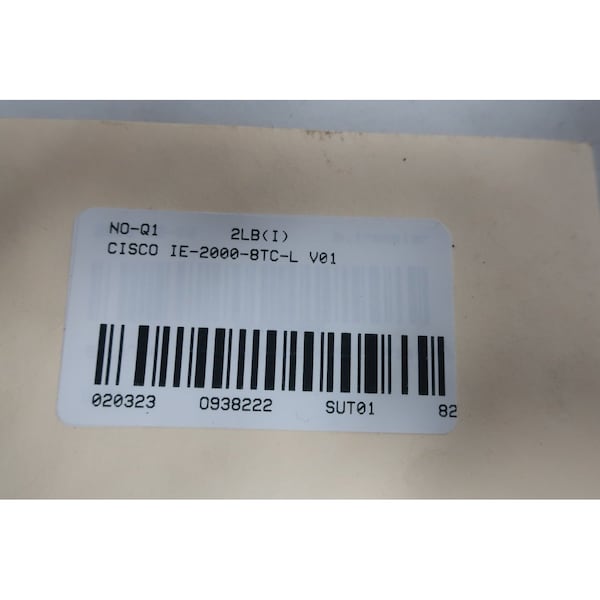Cisco Switch 24VDC Ethernet And Communication Module, IE20008TCL V01 - IE-2000-8TC-L V01