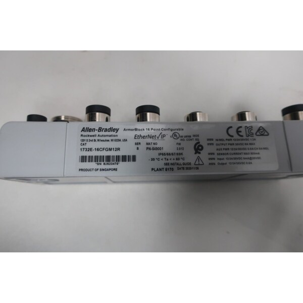 Allen Bradley Ethernet/ip I/o Module Ser B - 1732E-16CFGM12R