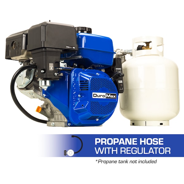 Duromax 439cc 1 in. Dual Fuel Propane Gasoline Portable Electric Start Engine - XP18HPX